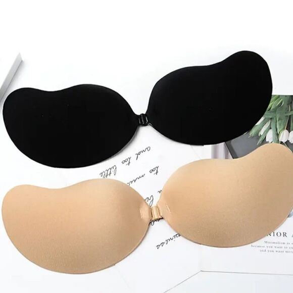 Womens Mango Shaped Self Adhesive Bra Seamless Chest Cover for Backless Dresse - Picture 13 of 13